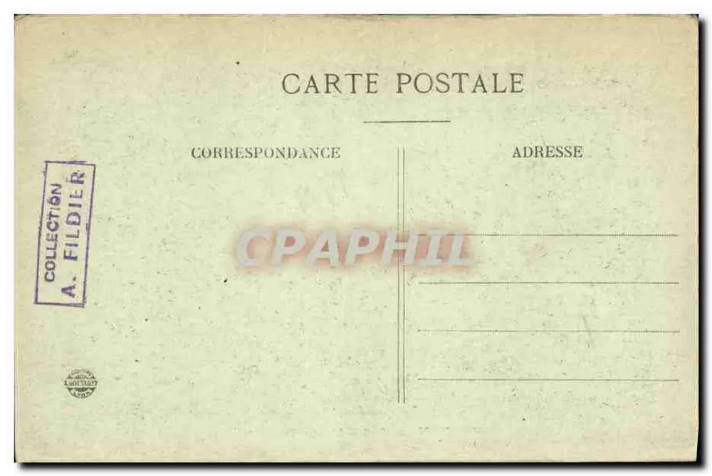 Verdun 1916 — Rue Chevert — Verlag nicht identifiziert - Rückseite