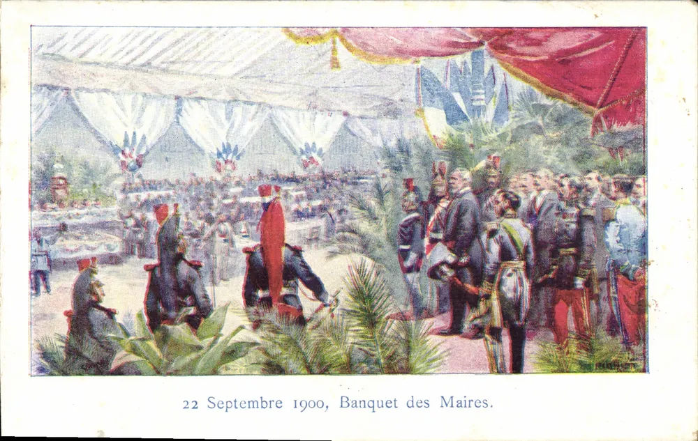 Bürgermeisterbankett — 22. September 1900 — Verlag: Petit Parisien - Vorderseite