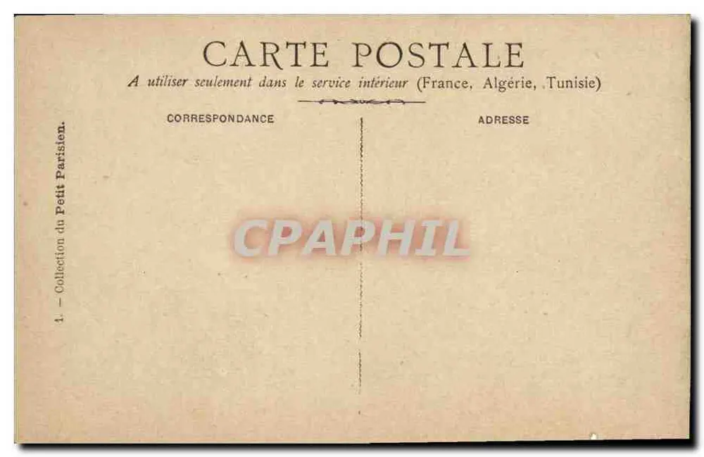 Bürgermeisterbankett — 22. September 1900 — Verlag: Petit Parisien - Rückseite