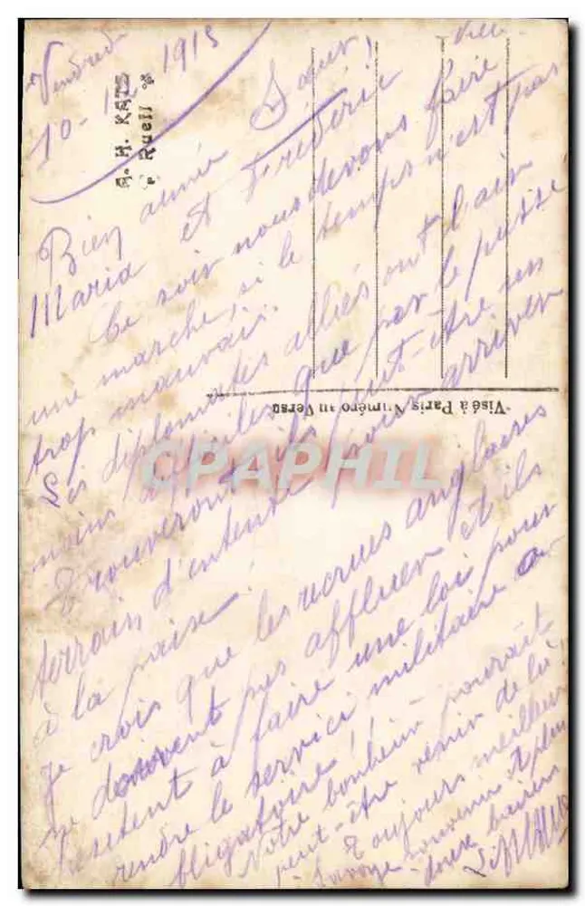 Taniec w Solferino — ciągły flirt — J.K. n° 9525/2 - Rewers