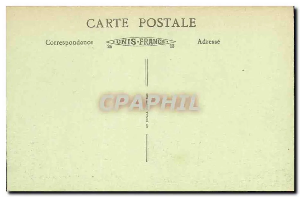 Notre-Dame-de-Lorette — Der Nationale Friedhof — Ansicht von oben am Weg des König George V — Édition Fauchois - Rückseite