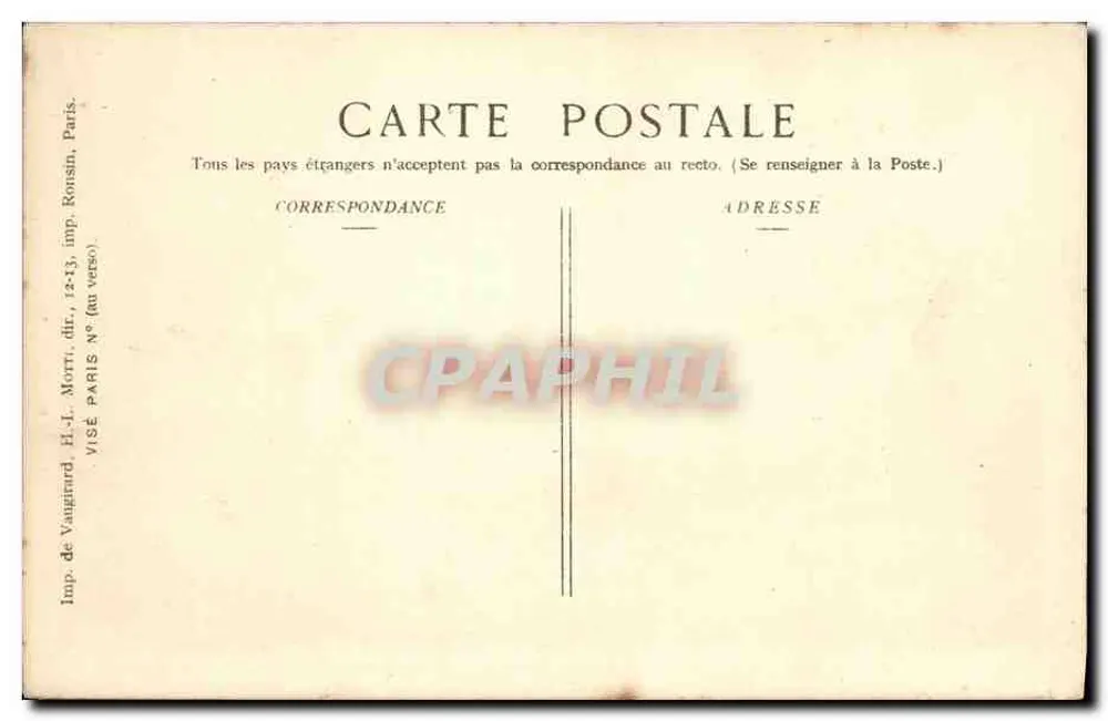 Mailly-le-Camp — Zerstörung des Dorfes — Verlag Pays de France, Nr. 156 - Rückseite