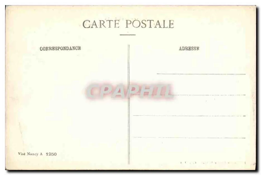 Gerbéviller (M.-st-M.) - Schloss - Parkseite — Krieg 1914-15-16 - Rückseite