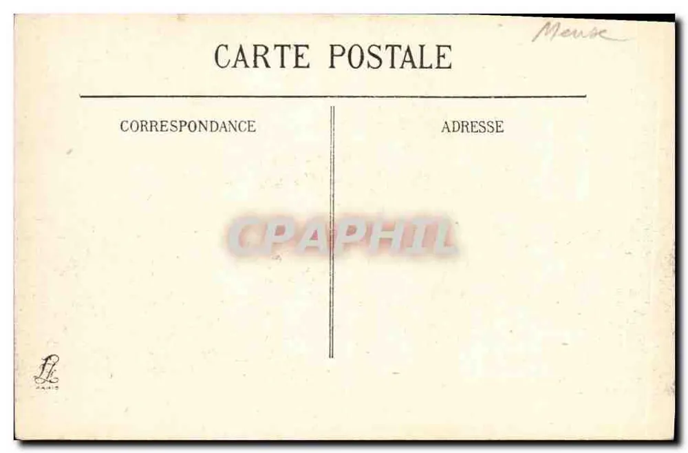 Sommeilles — Was von der Rathaus bleibt — Verleger L. Paris, Nr. 544 - Rückseite