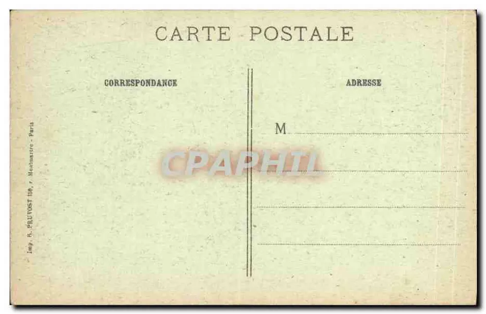 Verdun (Meuse) — Die Ruinen der Bibliothek — Viété Paris 558 - Rückseite