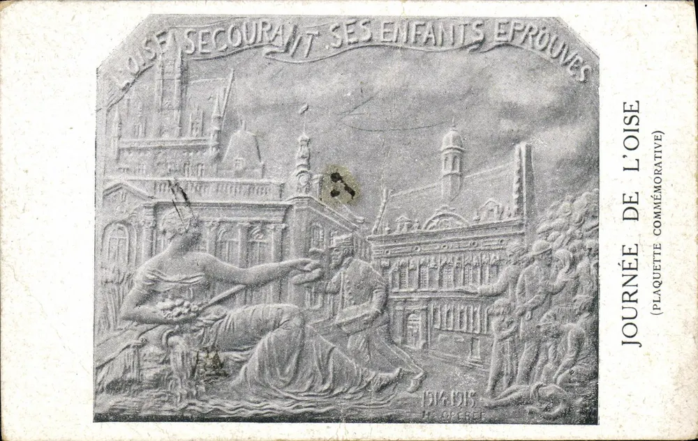 Journée de l'Oise — Journée commémorative (1914-1918) — éditeur M. Opéret - Vorderseite