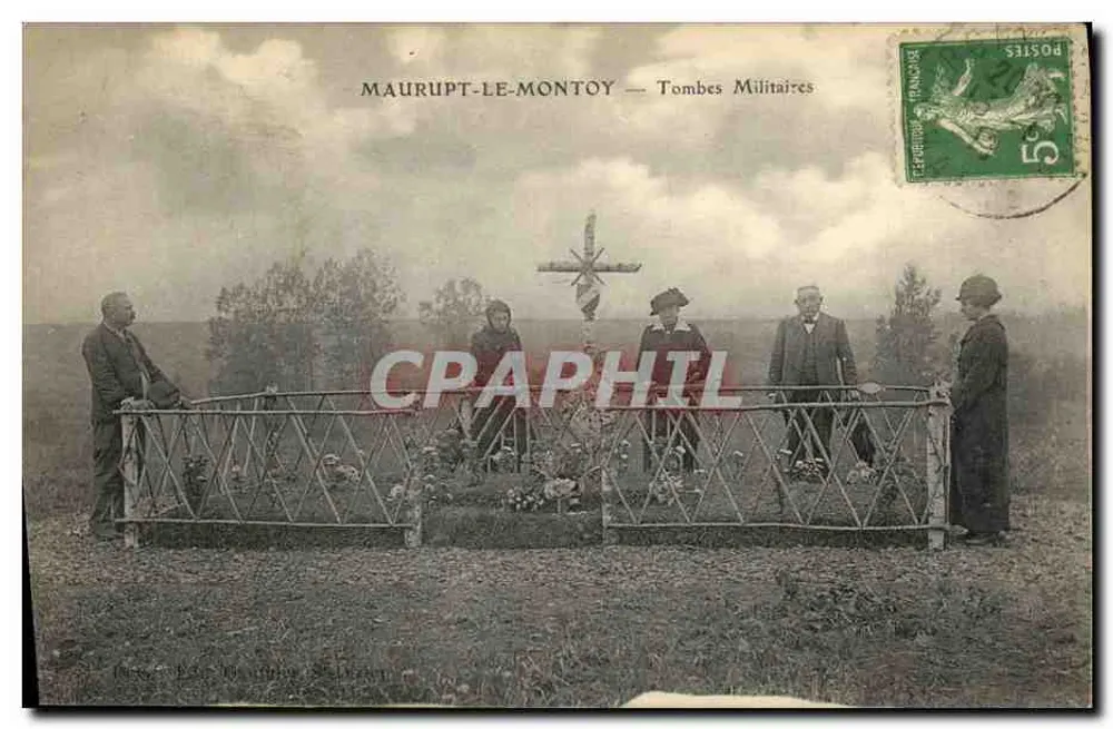 Maurupt-le-Montoy — Militärgräber — Verlag Le Dufy, n°57 - Vorderseite