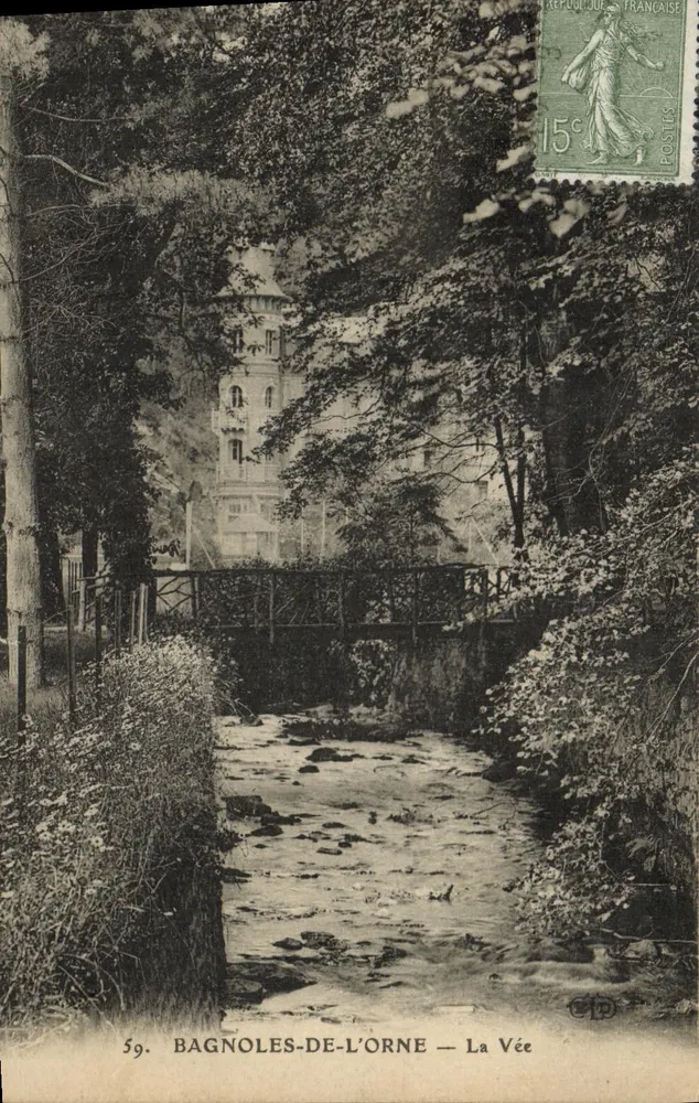 Bagnolles-de-l'Orne — La Vée — editor desconhecido, n° 59 - Frente