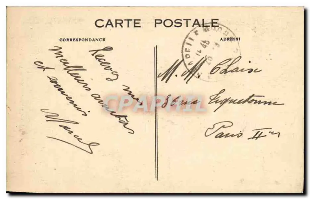 Bagnolles-de-l'Orne — La Vée — editor desconhecido, n° 59 - Verso