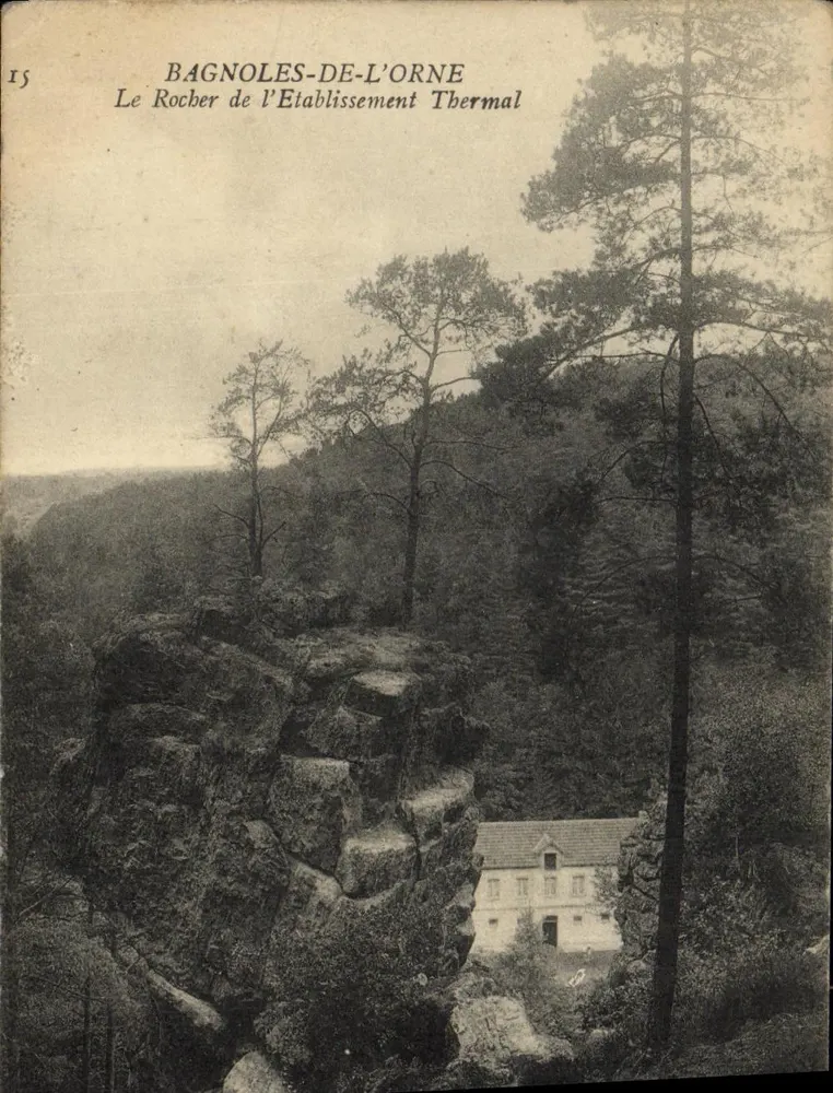 Bagnolles-de-l'Orne — Ansicht des Thermalbades Rocker — n°15 - Vorderseite