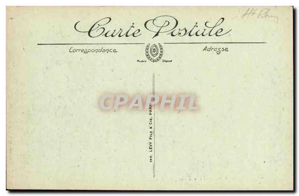 Mulhouse — Escola Técnica — LL. — N°30 - Verso