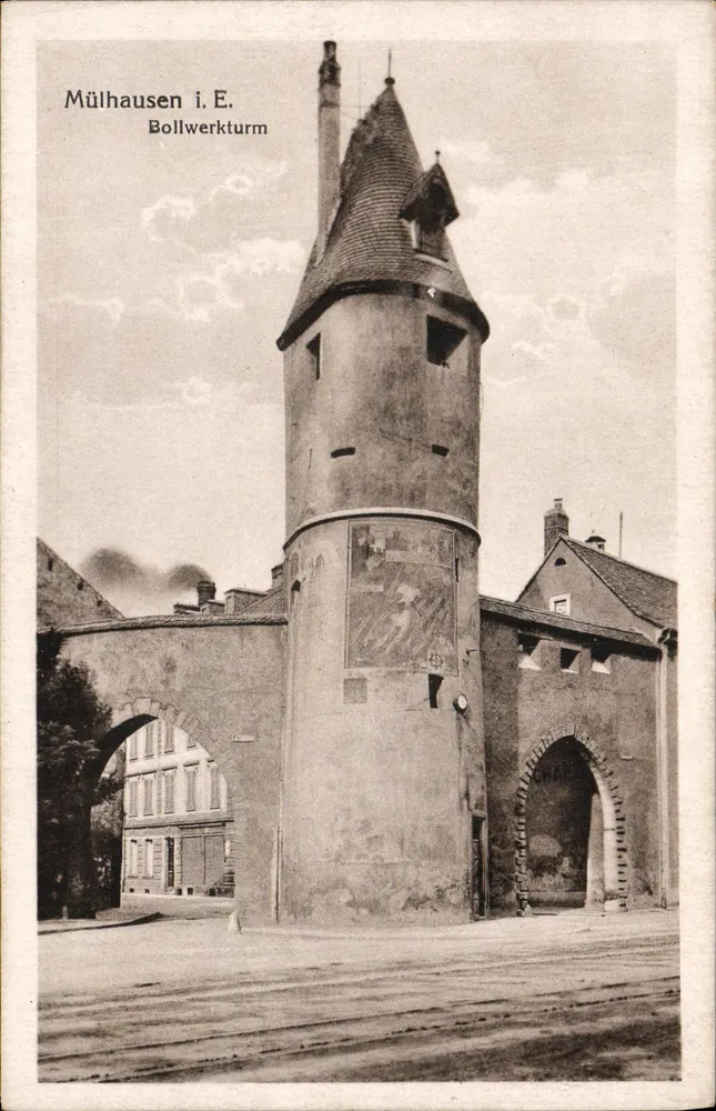 Mülhausen i. E. — Bollwerktturm — 19 6332 - Frente