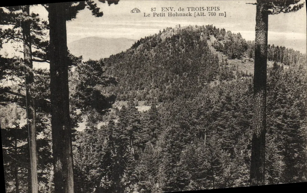 Le Petit Hohnack — Vista do topo a 760 m — Editor não identificado, n° de série 87 - Frente