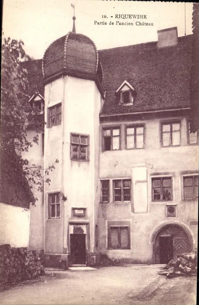 Riquewihr — Teil des alten Schlosses — Édit. C. Bergeret, Straßburg - Vorderseite