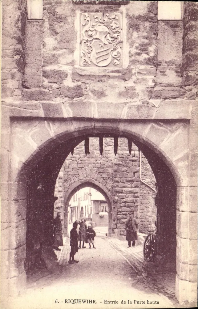 Riquewihr — Eingang zur Hochpforte — Marque & Ch. Berceret, Straßburg - Vorderseite