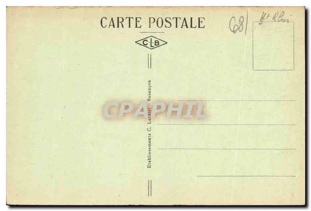Thann — Fontaine Saint-Thiébaut — Editor P. Pellekoer - Verso