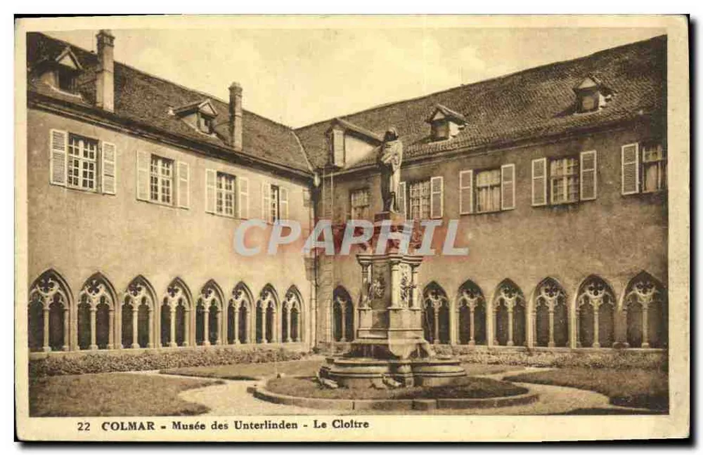 Colmar - Museu dos Unterlinden - O Claustro - Frente