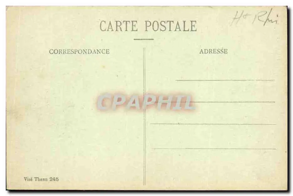 WILLER - Vista geral — Alta Alsácia — Edição Astia, n° 106 - Verso