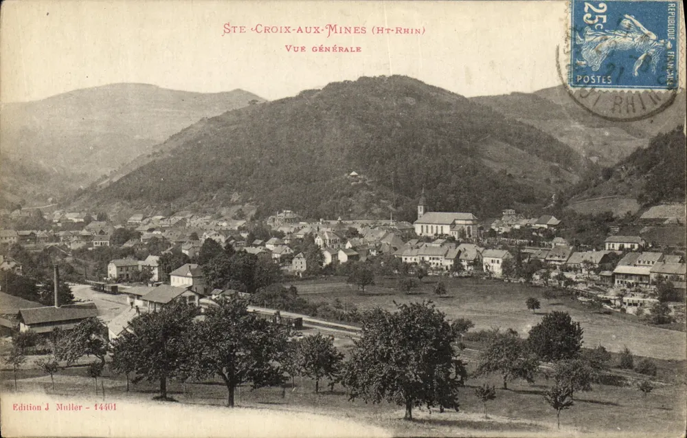 Ste-Croix-aux-Mines (Haut-Rhin) — Algemene uitzicht — Uitgave J. Muller - 14401 - Voorkant
