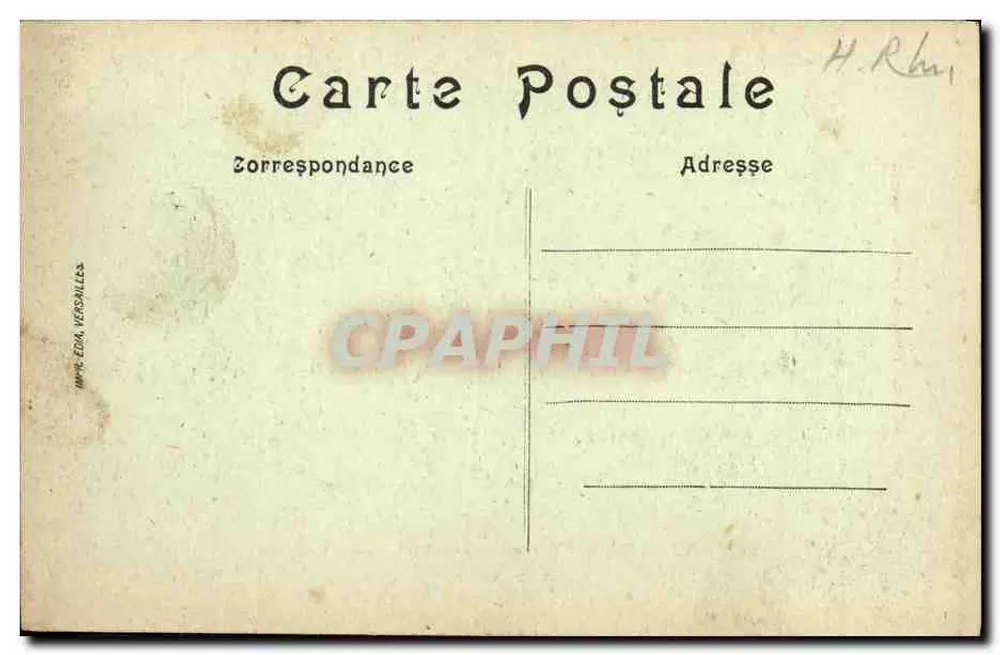 SEPPPOIS-le-BAS (Elsass) — Innenansicht der Kirche — März 1916 — Edit. Mercelat, Montreux Château - Rückseite