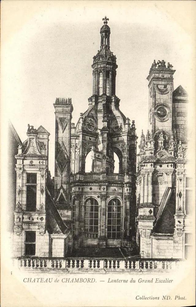 Schloss Chambord — Laterne des Großen Treppenhauses — Collections ND. Phot. - Vorderseite