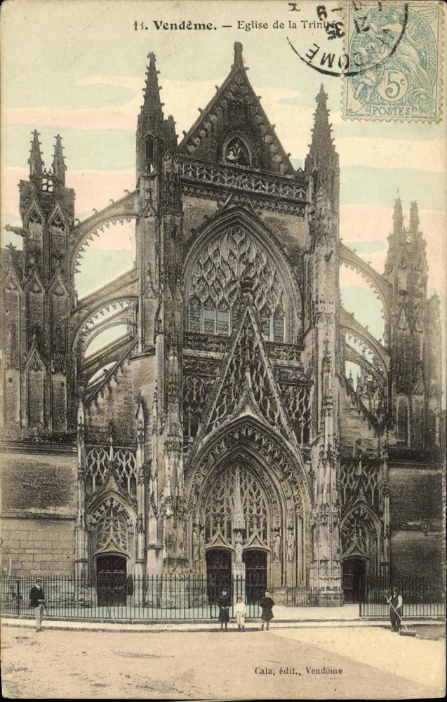 Vendôme — Igreja da Trindade — Cala, édit., Vendôme - Frente