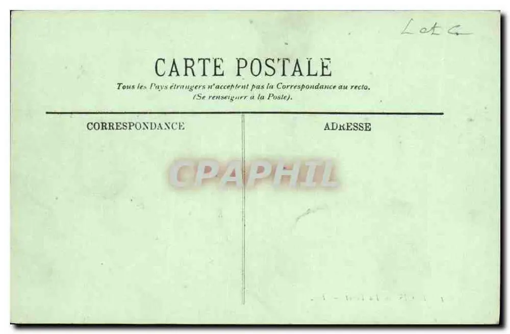 Blois — La Forêt — LL. — 194 - Verso