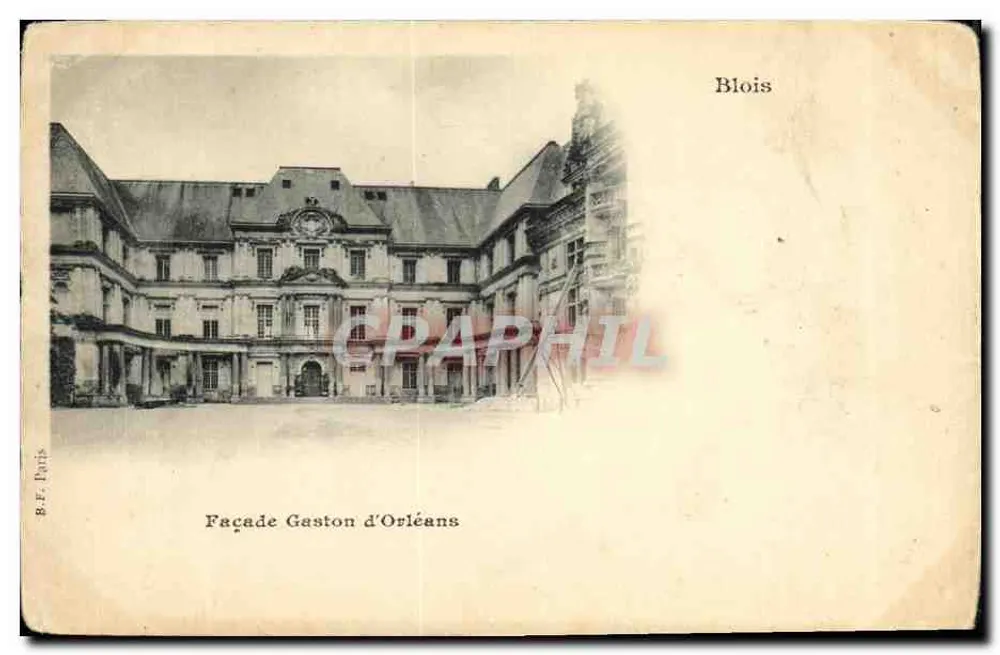 Fachada Gaston d'Orléans — Blois — B.F. Paris - Frente