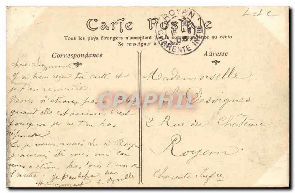 Blois — Die Bäder von Catherine de Médicis und die Kirche Saint-Vincent — ND-Phol, n°165 - Rückseite