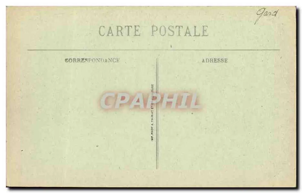 Cambos — Panoramablick von der Montagne des Dames — BR - 732 - Rückseite