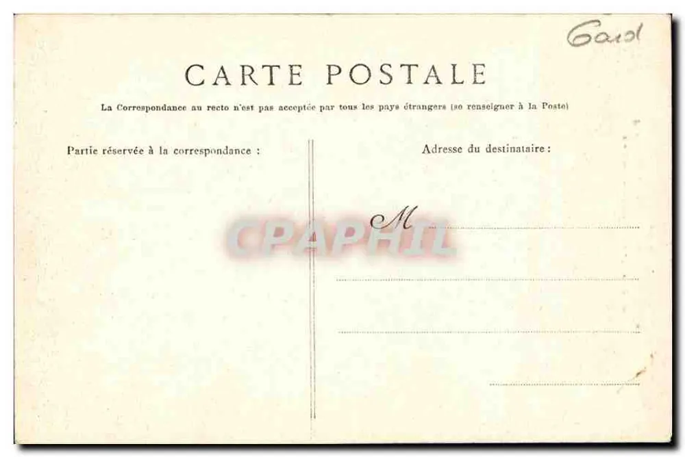 Villeneuve-lès-Avignon — Portal des Hotels des Kardinals von Turin — Editions J. Brun et Cie, Carpentras - Rückseite