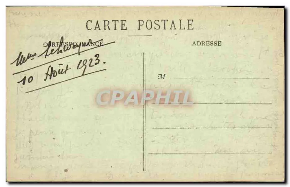 Rossegor, Umgebung von Capbreton (Landes) — Künstlerische Studie am See — M. D. - Rückseite