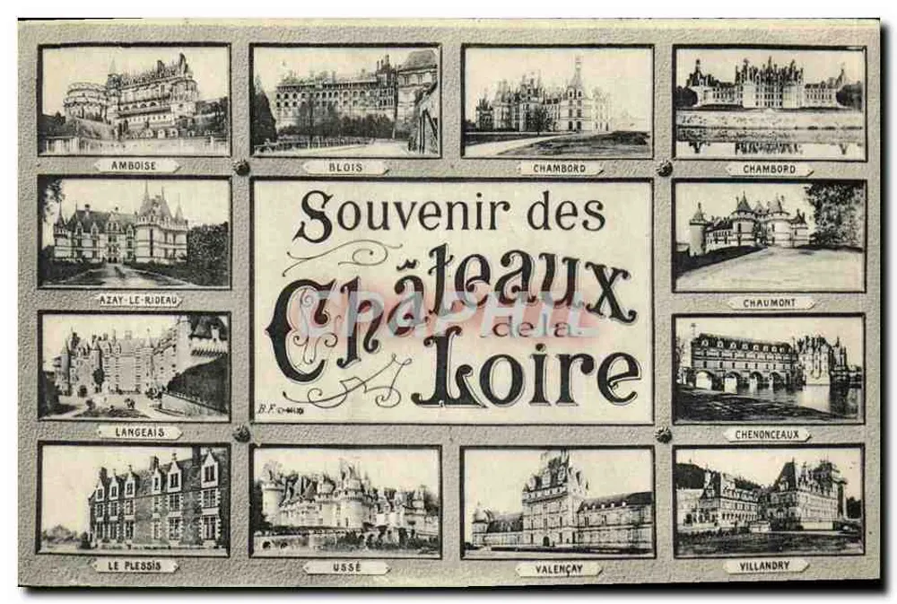 Erinnerung an die Schlösser der Loire — R.F. n° 46150 - Vorderseite