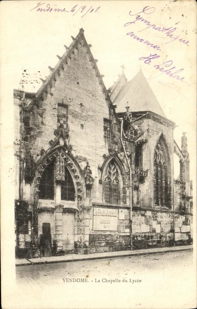 Vendôme - A Capela do Liceu — editor Le Petit Journal, n° 14 - Frente