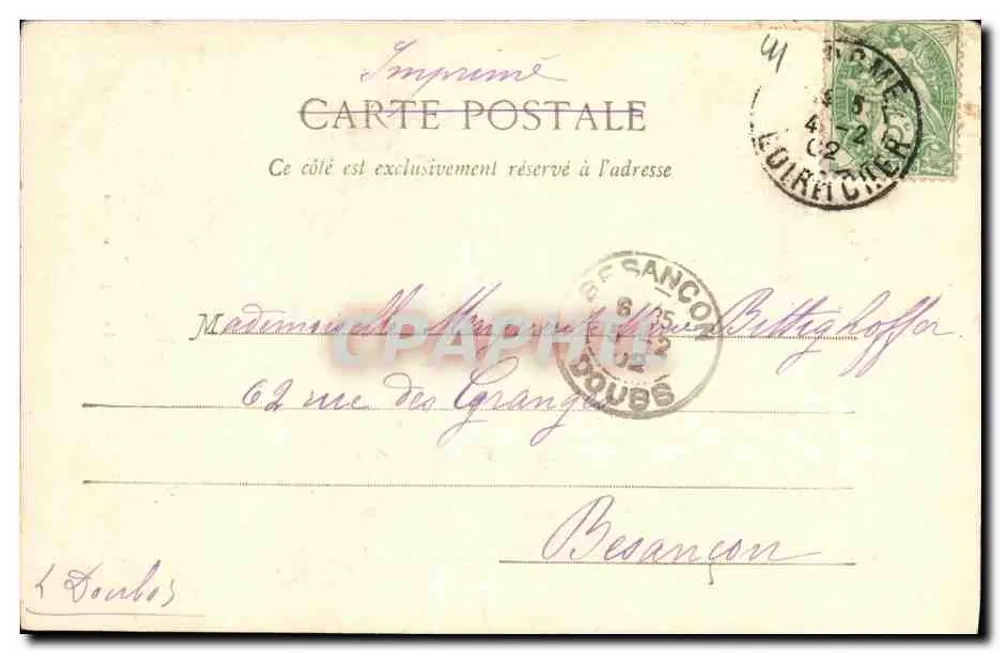 Vendôme - A Capela do Liceu — editor Le Petit Journal, n° 14 - Verso