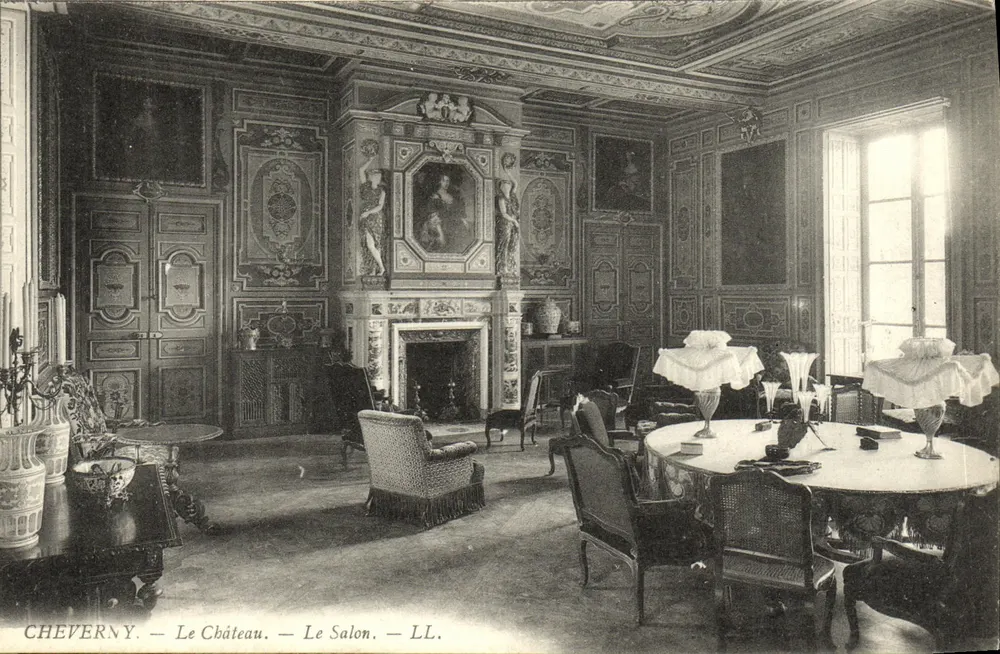Cheverny — Zamek — Salon — LL. - Awers