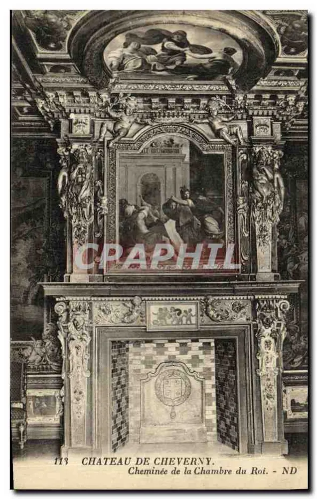 Schloss Cheverny — Kamin der Königsstube — Verleger ND, Nr. 113 - Vorderseite