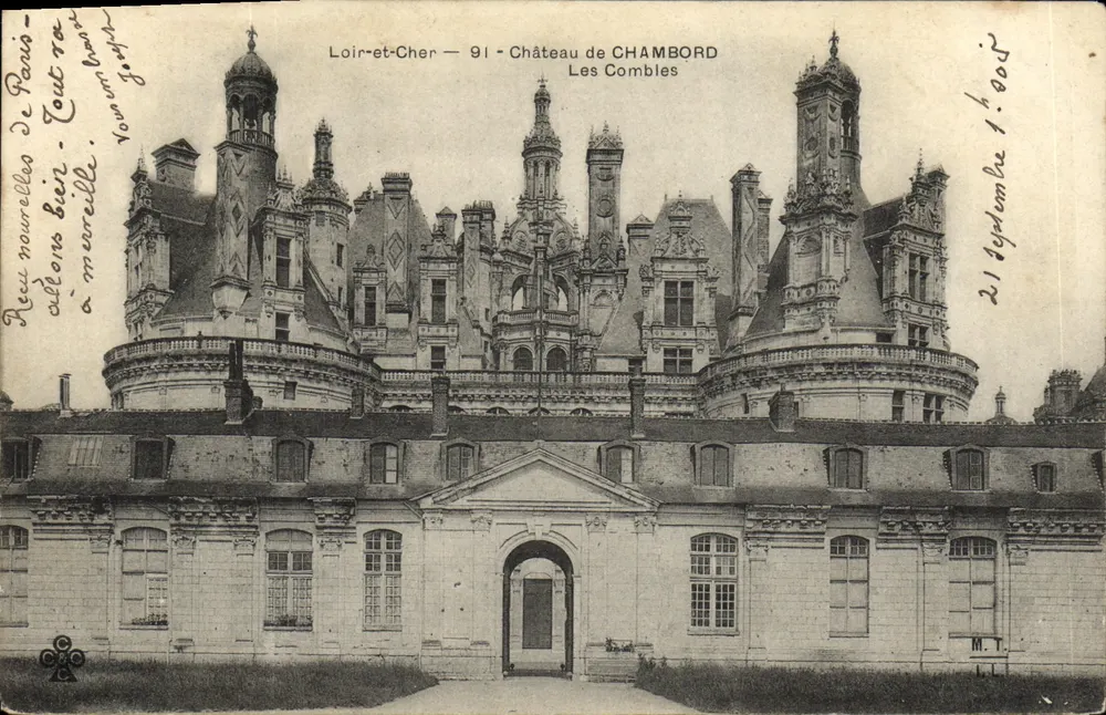 Castelo de Chambord — Les Combles — Loir-et-Cher 91 - Frente