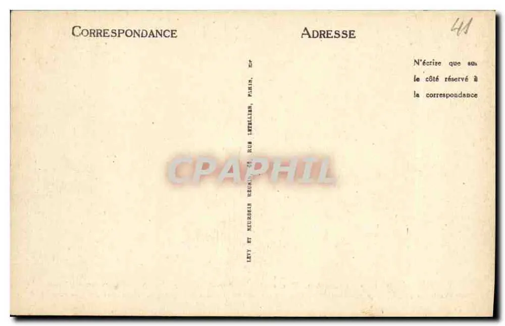 Chambord — O Castelo (Mon. hist.) — Facha Sul — LL - Verso