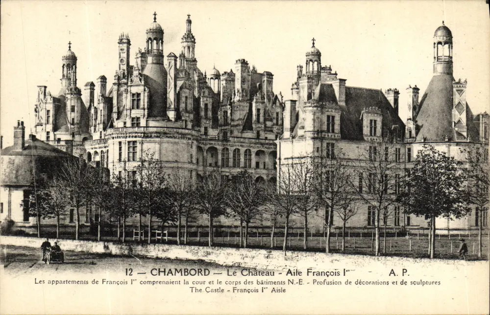 Chambord — Schloss — Flügel von François Ier — A.P. - Vorderseite