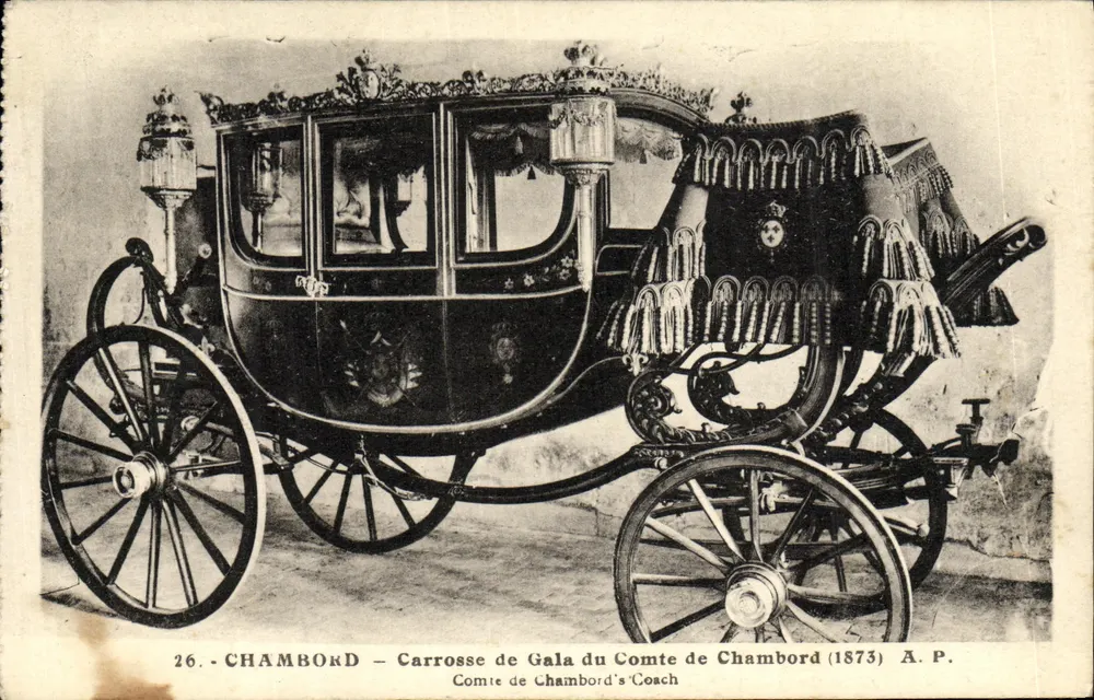 Chambord — Gala-Kutsche des Grafen von Chambord (1873) — A.P. - Vorderseite
