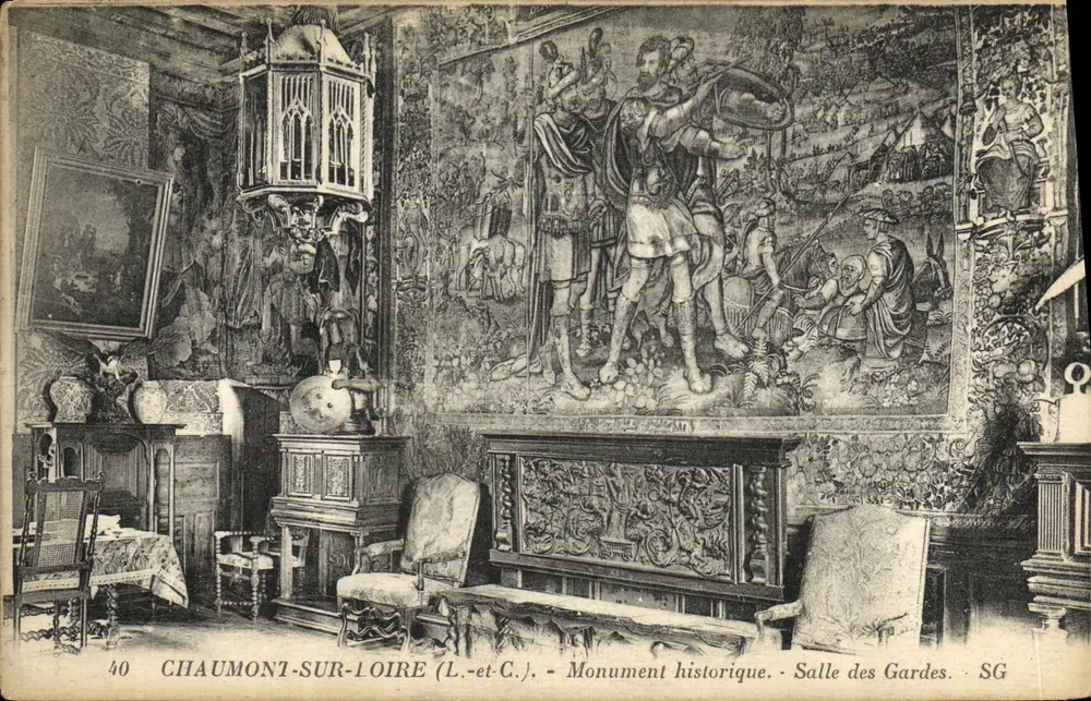 Chaumont-sur-Loire (L.-et-C.) — Wachzimmer — Historisches Denkmal - Vorderseite