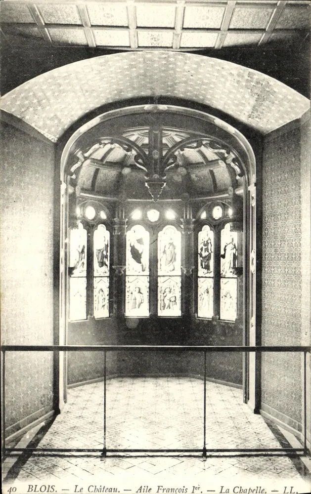 Blois — Schloss — Flügel François Ier — Die Kapelle — LL - Vorderseite