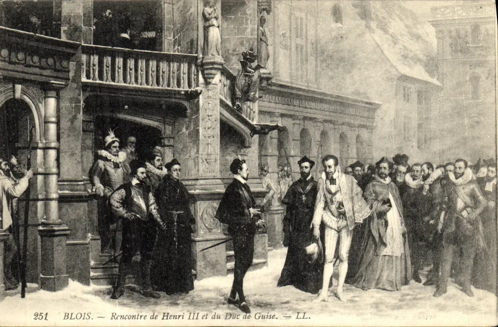 Blois — Begegnung von Henri III und dem Herzog von Guise — LL. - Vorderseite