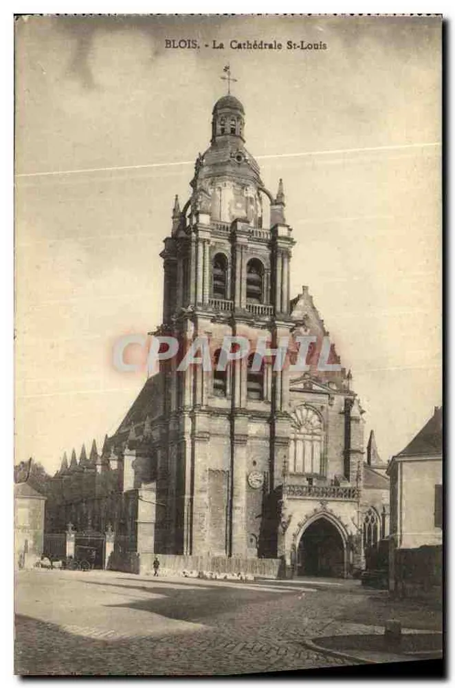 Blois - A Catedral de São Luís - Frente