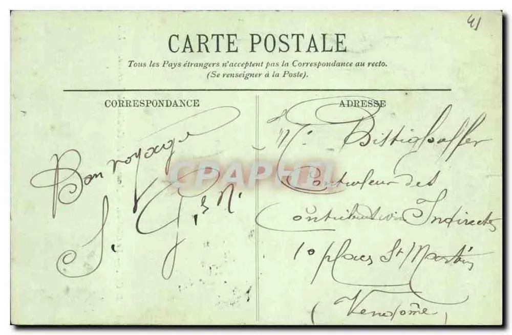 Das Schloss — Ermordung des Kardinals von Lothringen — BLOIS C. G. A. SAINT-CHÉR - Rückseite