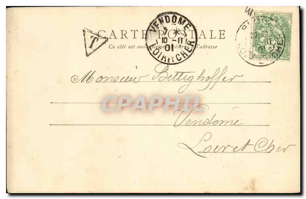 Schloss Blois. Flügel von Ludwig XII. La Porterie — GH phot. - Rückseite