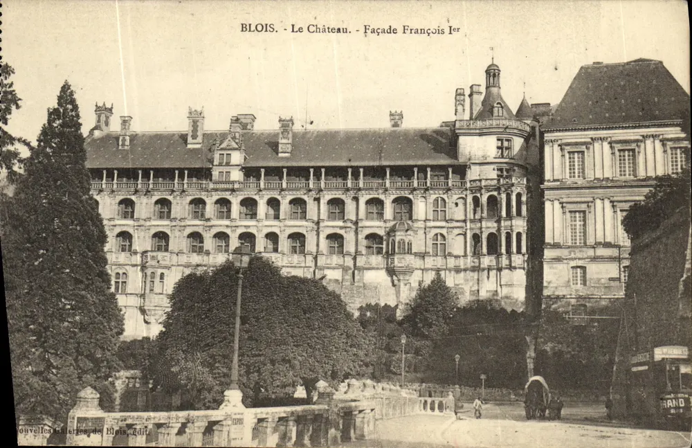 Blois - Das Schloss - Fassade François Ier — Nouvelles Galeries de Blois, Verlag - Vorderseite