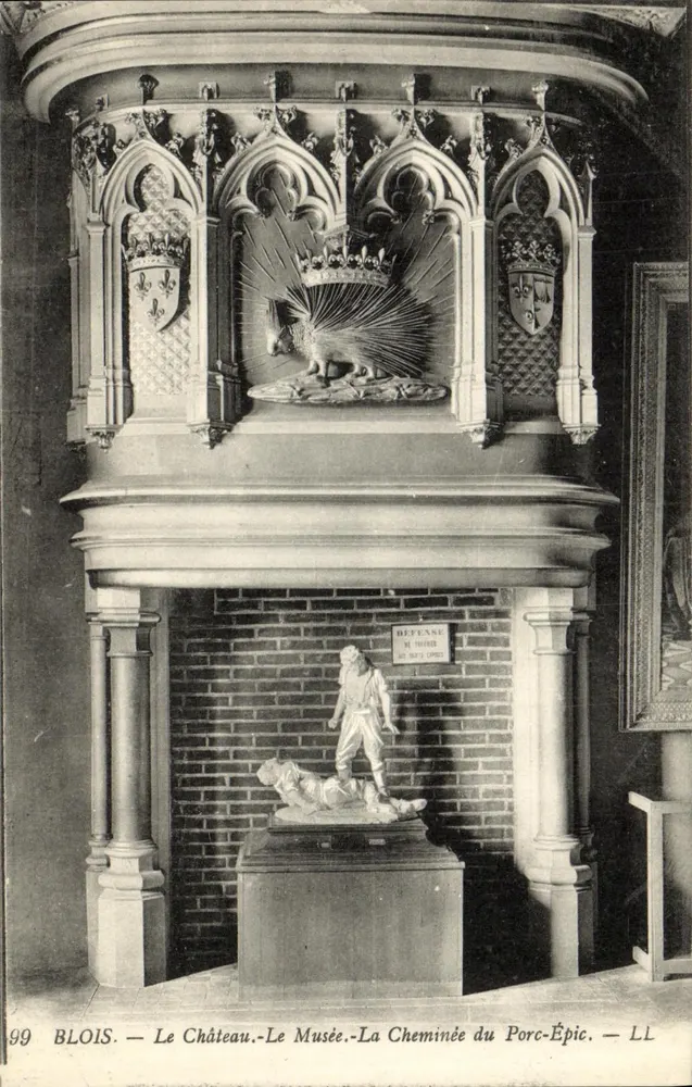 Blois — Das Schloss — Das Museum — Die Feuerstätte des Porc-Épic — LL - Vorderseite