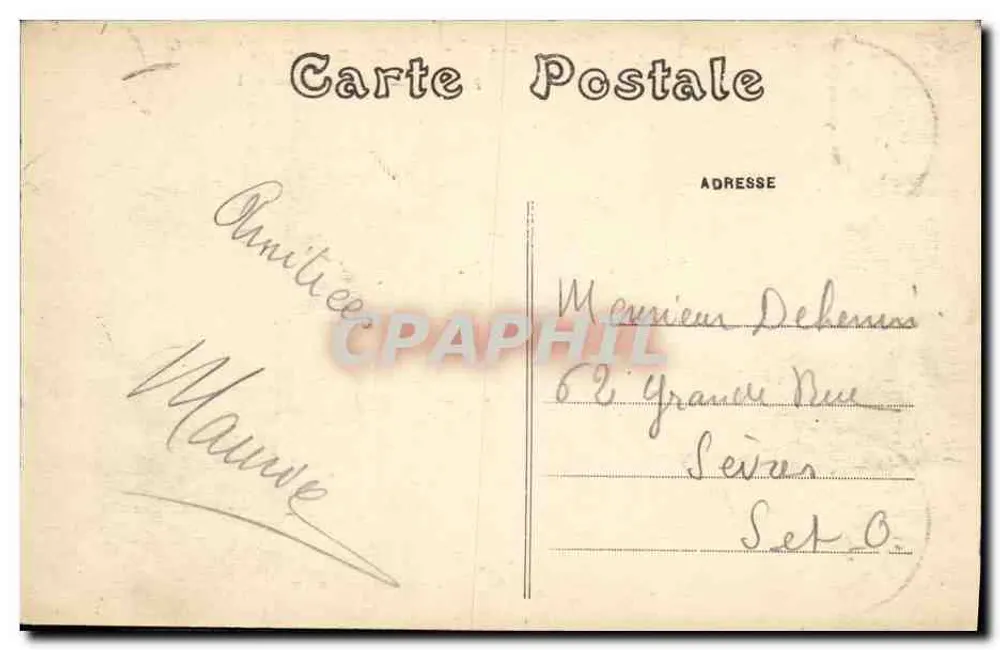 Blois - Rue Denis-Papin aus der monumentalen Treppe genommen — Verlag unbekannt, Seriennummer 573 - Rückseite